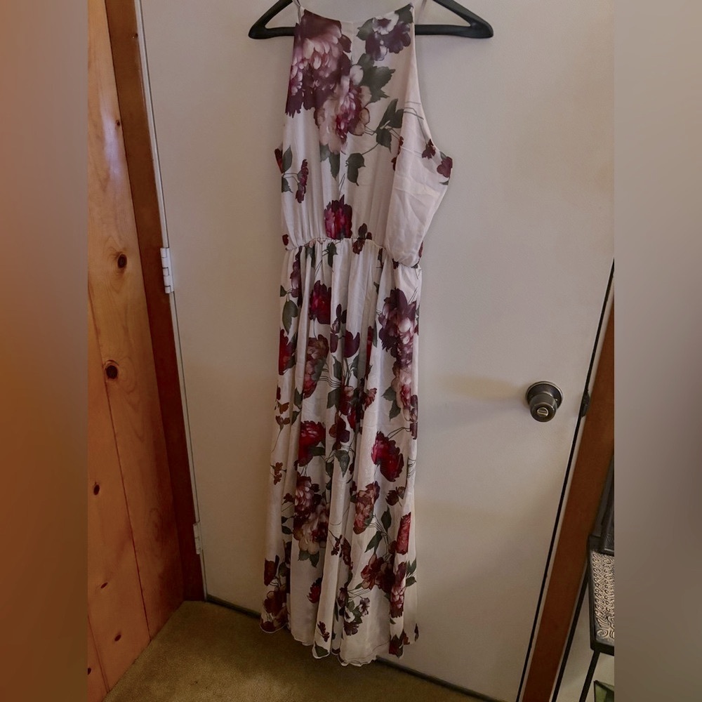 Alexa B Nites Floral Sleeveless Maxi Dress - Picture 2 of 4